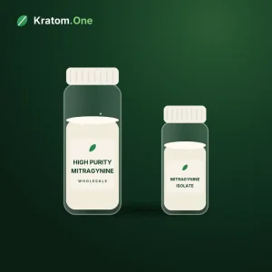 High purity mitragynine powder in wholesale glass vials